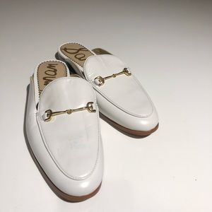 Sam Edelman White Mules